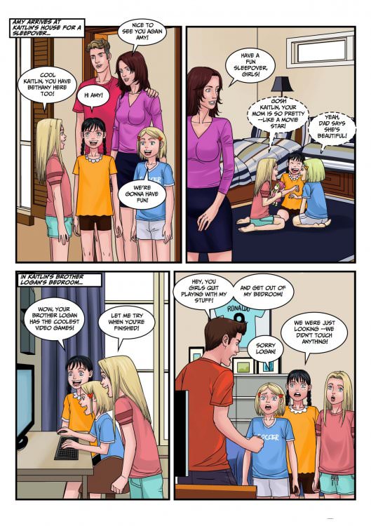 DreamTales – Amy Sleepover Family Nudism Comics Free