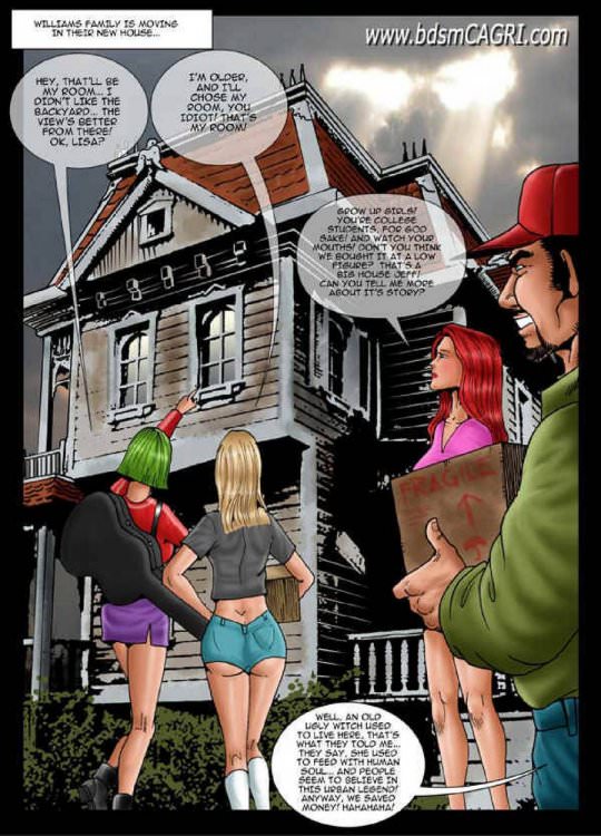 Haunted House (BDSM Comic) comics by Cagri