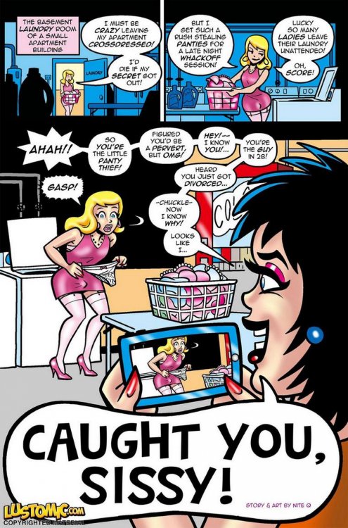 Caught You, Sissy - Lustomic Comic En