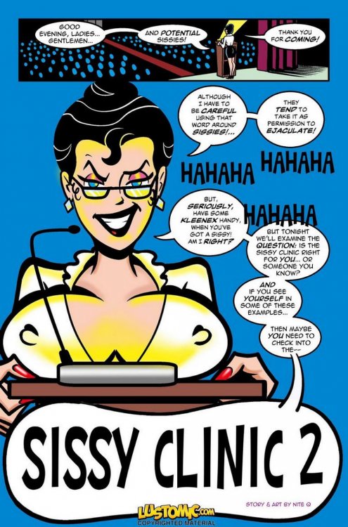 Sissy Clinic 2 The Seminar - Lustomic Comic En