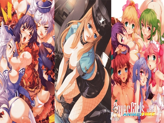 Sonobe Kazuaki - Cover Grils [Artbook, Cen, JPG] Hentai ART