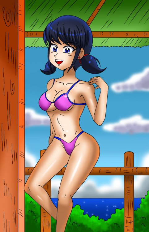 Cesaru33 - The Nude Beach (Miraculous Ladybug) En